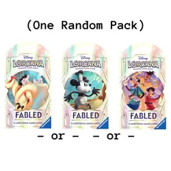 Fabled Disney Lorcana Sleeved Booster Pack (Pack Art Varies) - Image 1