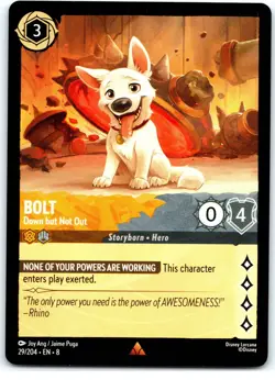 #29 Bolt - Down but Not Out Playset x4 2025 Disney Lorcana Reign of Jafar 4x - Image 4