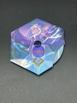 2025 New TCG Disney Lorcana Chinese Frozen Elsa Lore Counter Dial Rare - Image 1