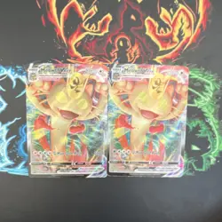 Nintendo Meowth VMAX SWSH005 Pokemon TCG Holo 2 Cards Lot, English - Image 1