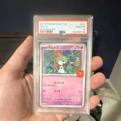 Pokemon Ralts 021/M-P M-P Promo Regular Japanese PSA 10 Promotional Card - Image 1
