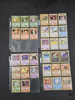 Bulk Vintage Pokemon Cards, Close to 1000 Base Set Jungle Fossil Base 2 GymHeros - Image 1