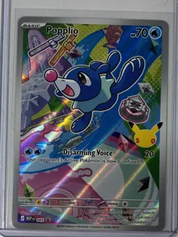 Popplio Full Art Promo Holo 043 Pokemon TCG Card 70HP Water - Image 1