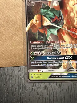 Decidueye GX 12/149 Sun & Moon Ultra Rare Pokemon Card - Image 4