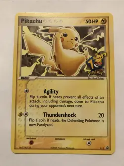 Pikachu - 012 (10th Anniversary- Journey Across America) Promo-Regular Card - Image 1