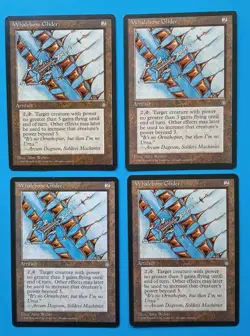 Magic the Gathering MTG Ice Age WHALEBONE GLIDER X 4 LP/EX U Vintage 1995! - Image 1