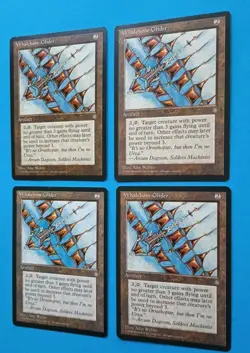 Magic the Gathering MTG Ice Age WHALEBONE GLIDER X 4 LP/EX U Vintage 1995! - Image 2