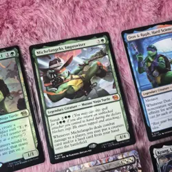 10 Card Lot TMNT MTG - Foil Mythic & Rares - Pack Fresh and Near Mint - Image 3