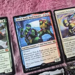 10 Card Lot TMNT MTG - Foil Mythic & Rares - Pack Fresh and Near Mint - Image 4