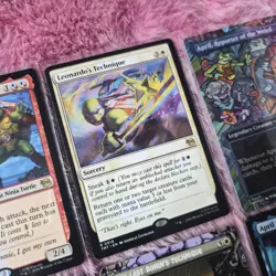 10 Card Lot TMNT MTG - Foil Mythic & Rares - Pack Fresh and Near Mint - Image 5