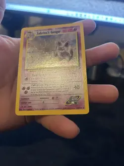 Sabrina's Gengar Holo Rare Gym Heroes Card 14/132 LP - Image 1