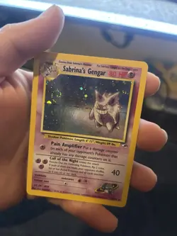Sabrina's Gengar Holo Rare Gym Heroes Card 14/132 LP - Image 3