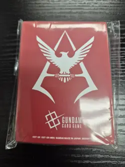 Gundam Card Game Official Sleeves EVX04 EX Char New Sealed - Image 1