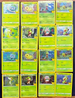 2021 Pokemon McDonald's 25th Anniversary 50 Cards FULL Set Holos & Regular NM - Image 3