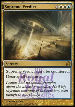 Supreme Verdict 1x FOIL RTR MTG Return to Ravnica Rare MINT white blue - Image 1