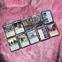 10 Card Lot TMNT MTG - Foil Mythic & Rares - Pack Fresh and Near Mint - Image 1