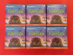 MTG Pre-Release Pack Teenage Mutant Ninja Turtles Magic the Gathering Event kit. - Image 1