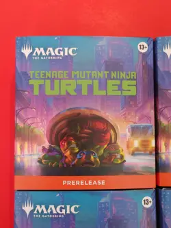 MTG Pre-Release Pack Teenage Mutant Ninja Turtles Magic the Gathering Event kit. - Image 2