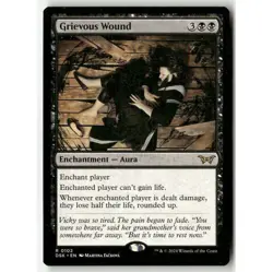 MTG Grievous Wound Duskmourn: House of Horror 0102 Regular NM - Image 1