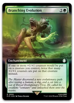 Branching Evolution (Extended Art) (Surge Foil) #996 (NM) Fallout PIP Magic MTG - Image 1