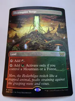 Thornspire Verge (Borderless) Duskmourn: House of Horror Foil - Image 1
