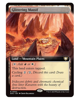 Glittering Massif - Extended Art Commander: Edge of Eternities - Image 1