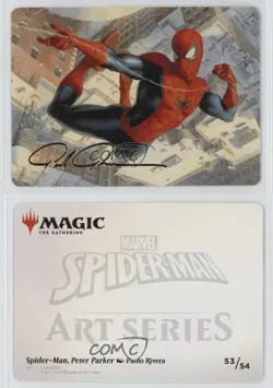 Spider-Man Peter Parker Gold Foil Signature Magic: Marvel's SPM Art Series #53 - Image 3