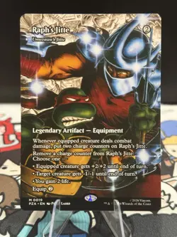 MTG: TMNT - Raph's Jitte - Umezawa's Jitte (Borderless) Regular M 0019 - Image 1