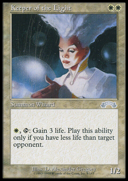 Keeper of the Light Exodus Moderate Play MTG Magic DNA GAMES - Image 1