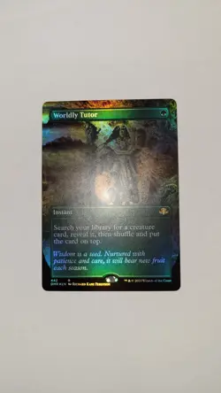 foil Worldly Tutor (Borderless) Dominaria Remastered Foil - Image 1