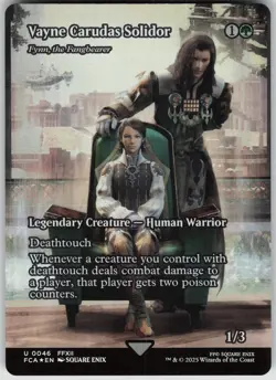 MTG Vayne Carudas Solidor - Fynn, the Fangbearer (Showcase) Foil NM FINAL FANTAS - Image 1