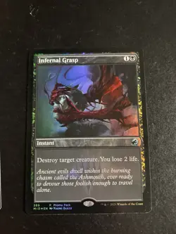 MTG - NM - 2 X Infernal Grasp - Promo Foil - Image 2