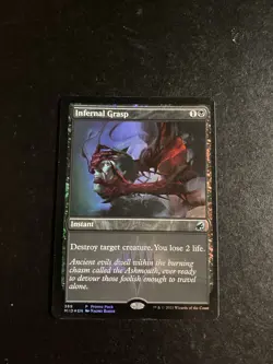 MTG - NM - 2 X Infernal Grasp - Promo Foil - Image 3