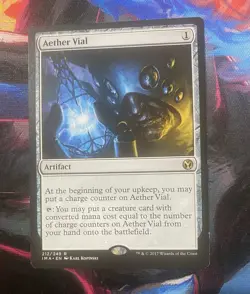 Aether Vial Iconic Masters Artifact Regular Rare Magic The Gathering - Image 1
