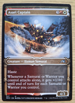 Asari Captain (Showcase) 327 Kamigawa: Neon Dynasty - UNCOMMON - MTG - NM - Image 1