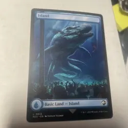 MTG - NONFOIL Island - Jurassic Park - Double Sided - Image 1