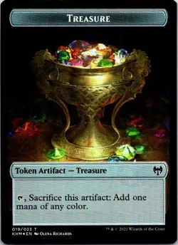 Magic | KHM | Treasure // Zombie Berserker Double-Sided Token | 19 // 9 | Foil | - Image 2