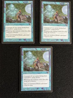 Magic The Gathering Intruder Alarm X 3 Play Set Stronghold Regular Lp-Mp - Image 1