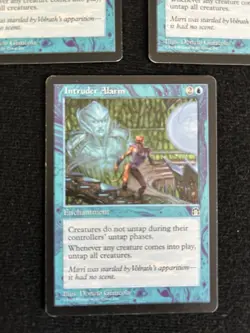 Magic The Gathering Intruder Alarm X 3 Play Set Stronghold Regular Lp-Mp - Image 4