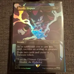MTG Deadly Dispute (Rainbow Foil) NM Secret Lair Drop Series R Magic 209 - Image 1