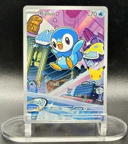 Piplup (First Partner) 042 Holo Pokemon Mega Evolution Promos 2026 NM/M - Image 2