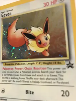 Pokemon Eevee Wizards Black Star Promo 11 Holo Card - Image 2