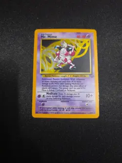 Mr. Mime 6/64 Holo Card Jungle 1999 Vintage NM/LP Base Pokemon - Image 1