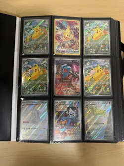 Pokemon Binder Lot LP-NM + 23 CGC PSA Slabs Japanese English GX EX V Full Art - Image 3