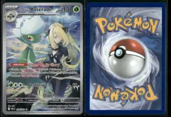 ✰ CYNTHIA'S ROSERADE 184/182 ILLUSTRATION RARE DESTINED RIVALS POKEMON ✰ NM/M - Image 1