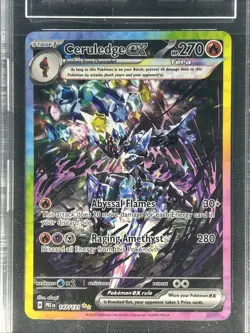 2025 Pokemon Prismatic Evolutions ** CERULEDGE ex ** #147/131 SIR💎TAG 10💎 960 - Image 2