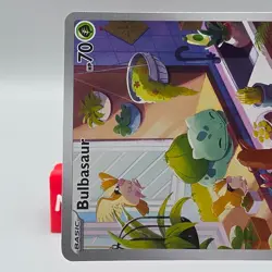 2024 Pokemon Stellar Crown TCG BULBASAUR 143/142 Rare Full Art SIR Special - Image 3