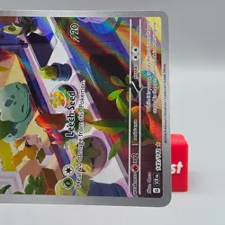 2024 Pokemon Stellar Crown TCG BULBASAUR 143/142 Rare Full Art SIR Special - Image 4