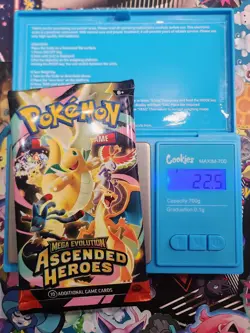 EXTREMELY HEAVY! 22.5g GOD PACKUUU Ascended Heroes Pokemon TCG Booster (SEALED) - Image 1