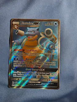 Blastoise GX SM189 - Black Star SM Promo - Full Art Ultra Rare Pokemon Card - Image 1